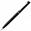 Ручка шариковая Euro Chrome, черная с логотипом в Самаре заказать по выгодной цене в кибермаркете AvroraStore