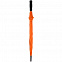 Зонт-трость Color Play, оранжевый с логотипом в Самаре заказать по выгодной цене в кибермаркете AvroraStore