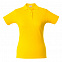 Рубашка поло женская SURF LADY, желтая с логотипом в Самаре заказать по выгодной цене в кибермаркете AvroraStore