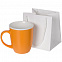Пакет под кружку Cupfull, белый с логотипом в Самаре заказать по выгодной цене в кибермаркете AvroraStore