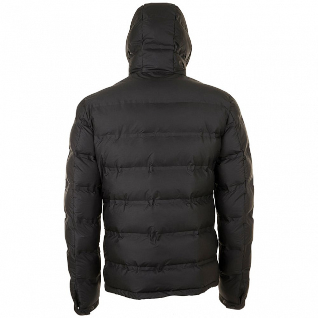 Куртка мужская RIDLEY MEN, черная с логотипом в Самаре заказать по выгодной цене в кибермаркете AvroraStore