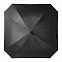 Зонт-трость с квадратным куполом, Mistral, черный с логотипом в Самаре заказать по выгодной цене в кибермаркете AvroraStore