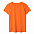 Футболка женская T-bolka Lady, оранжевая с логотипом в Самаре заказать по выгодной цене в кибермаркете AvroraStore