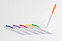 Ручка шариковая Pin, белая с фиолетовым с логотипом в Самаре заказать по выгодной цене в кибермаркете AvroraStore