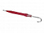 Зонт-трость полуавтомат Майорка, красный/серебристый с логотипом в Самаре заказать по выгодной цене в кибермаркете AvroraStore