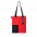 Шоппер Superbag Color (красный с чёрным) с логотипом в Самаре заказать по выгодной цене в кибермаркете AvroraStore