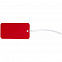 Багажная бирка Dorset, красная с логотипом в Самаре заказать по выгодной цене в кибермаркете AvroraStore