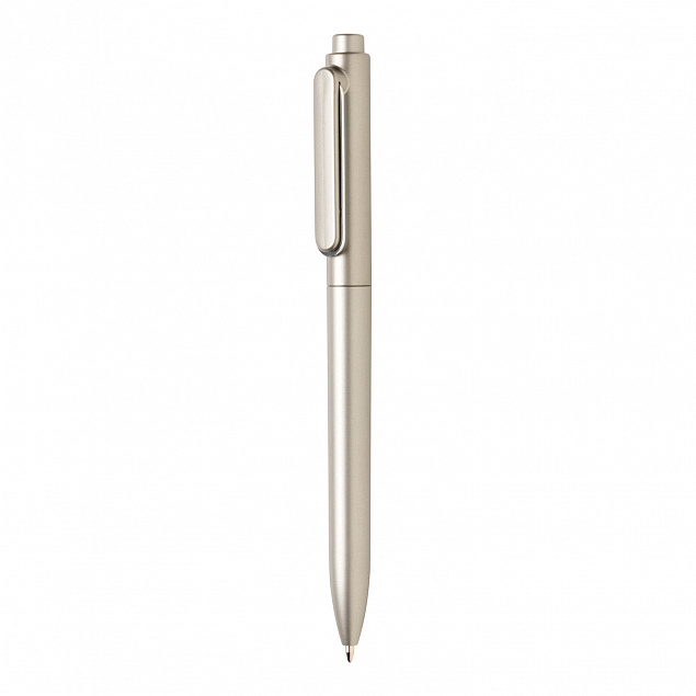 Ручка X6, серый с логотипом в Самаре заказать по выгодной цене в кибермаркете AvroraStore