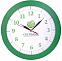 Часы настенные Vivid large, зеленые с логотипом в Самаре заказать по выгодной цене в кибермаркете AvroraStore