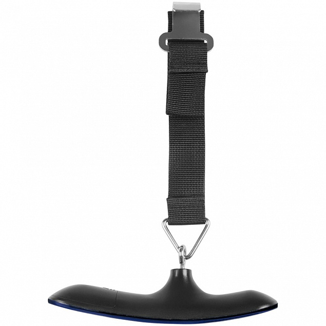 Дорожные весы onBoard Soft Touch, синие с логотипом в Самаре заказать по выгодной цене в кибермаркете AvroraStore