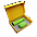 Набор Hot Box C (софт-тач) G, желтый с логотипом в Самаре заказать по выгодной цене в кибермаркете AvroraStore