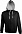 Толстовка мужская Soul Men 290 с контрастным капюшоном, черная с логотипом в Самаре заказать по выгодной цене в кибермаркете AvroraStore
