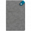 Ежедневник Corner, недатированный, серый с бирюзовым с логотипом в Самаре заказать по выгодной цене в кибермаркете AvroraStore