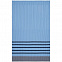 Плед Friolenta, синий с голубым с логотипом в Самаре заказать по выгодной цене в кибермаркете AvroraStore