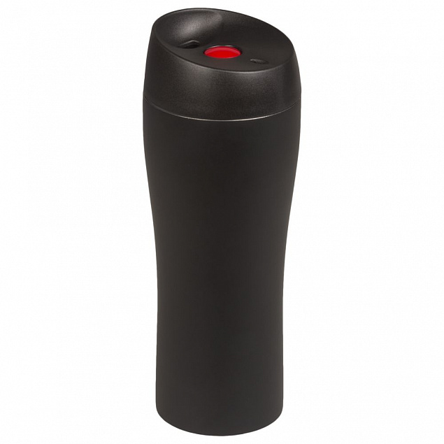 Термостакан Solingen, вакуумный, герметичный, черный с логотипом в Самаре заказать по выгодной цене в кибермаркете AvroraStore