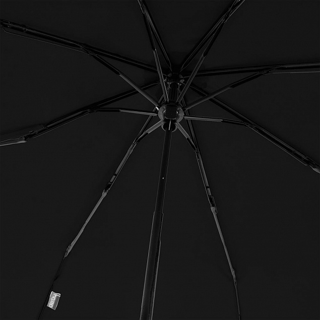 Зонт складной Mini Hit Dry-Set, черный с логотипом в Самаре заказать по выгодной цене в кибермаркете AvroraStore