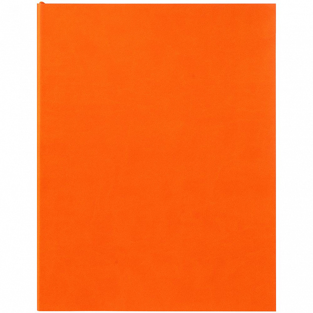 Ежедневник Flat Maxi, недатированный, оранжевый с логотипом в Самаре заказать по выгодной цене в кибермаркете AvroraStore