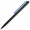 Шариковая ручка GrafeeX в чехле, черная с синим с логотипом в Самаре заказать по выгодной цене в кибермаркете AvroraStore