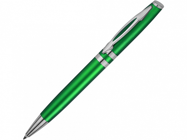 Ручка шариковая Невада, зеленый металлик с логотипом в Самаре заказать по выгодной цене в кибермаркете AvroraStore