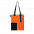 Шоппер Superbag Color (оранжевый с чёрным) с логотипом в Самаре заказать по выгодной цене в кибермаркете AvroraStore