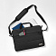 Сумка для ноутбука Fabio, черый/серый с логотипом в Самаре заказать по выгодной цене в кибермаркете AvroraStore