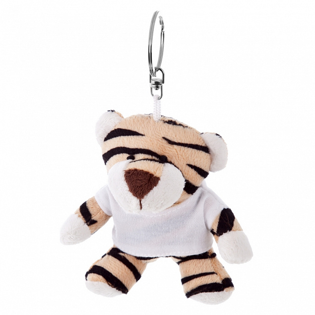 Брелок плюшевый тигр Orson с логотипом в Самаре заказать по выгодной цене в кибермаркете AvroraStore