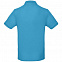 Рубашка поло мужская Inspire, бирюзовая с логотипом в Самаре заказать по выгодной цене в кибермаркете AvroraStore