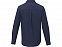 Pollux Мужская рубашка с длинными рукавами, темно-синий с логотипом в Самаре заказать по выгодной цене в кибермаркете AvroraStore