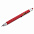 Ручка шариковая Construction, мультиинструмент, серебристая с логотипом в Самаре заказать по выгодной цене в кибермаркете AvroraStore