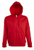 Толстовка мужская на молнии с капюшоном Seven Men 290, красная с логотипом в Самаре заказать по выгодной цене в кибермаркете AvroraStore