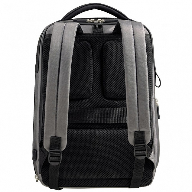Рюкзак для ноутбука Litepoint S, серый с логотипом в Самаре заказать по выгодной цене в кибермаркете AvroraStore