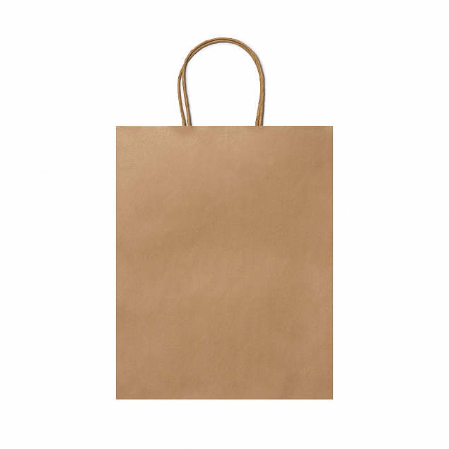 Пакет бумажный ARCE, Бежевый с логотипом в Самаре заказать по выгодной цене в кибермаркете AvroraStore