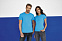 Футболка женская Imperial Women 190, голубая с логотипом в Самаре заказать по выгодной цене в кибермаркете AvroraStore