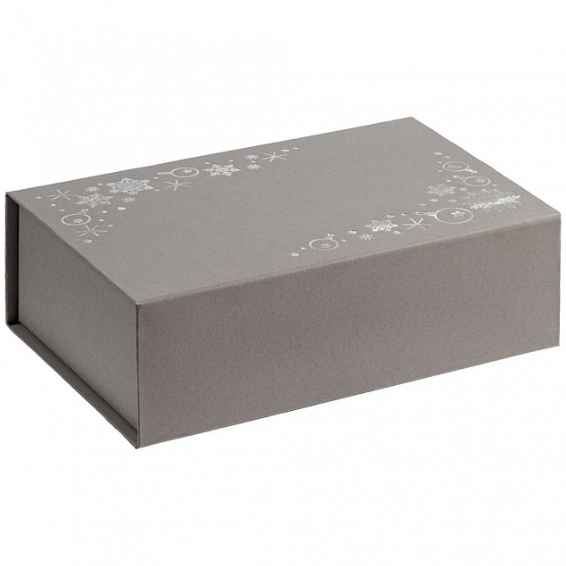 Коробка Frosto, S, серая с логотипом в Самаре заказать по выгодной цене в кибермаркете AvroraStore