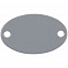 Шильдик металлический Alfa Oval, серый с логотипом в Самаре заказать по выгодной цене в кибермаркете AvroraStore