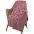 Плед Ornamental, бордовый с логотипом в Самаре заказать по выгодной цене в кибермаркете AvroraStore