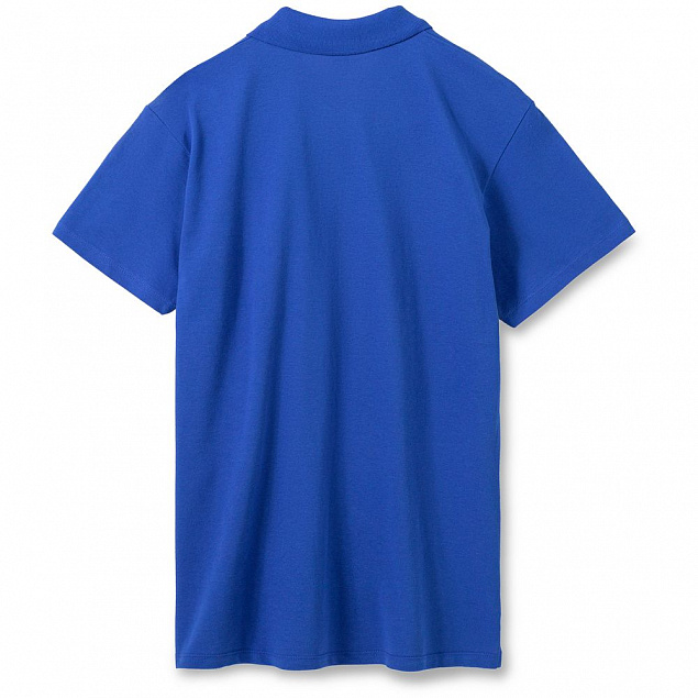 Рубашка поло мужская SUMMER 170, ярко-синяя (royal) с логотипом в Самаре заказать по выгодной цене в кибермаркете AvroraStore