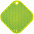 Светоотражатель «Квадрат», неон-желтый с логотипом в Самаре заказать по выгодной цене в кибермаркете AvroraStore