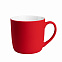 Керамическая кружка Vianа, 380 ml, soft-touch, красная с логотипом в Самаре заказать по выгодной цене в кибермаркете AvroraStore