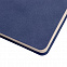 Бизнес-блокнот ALFI, A5, синий, мягкая обложка, в линейку с логотипом в Самаре заказать по выгодной цене в кибермаркете AvroraStore