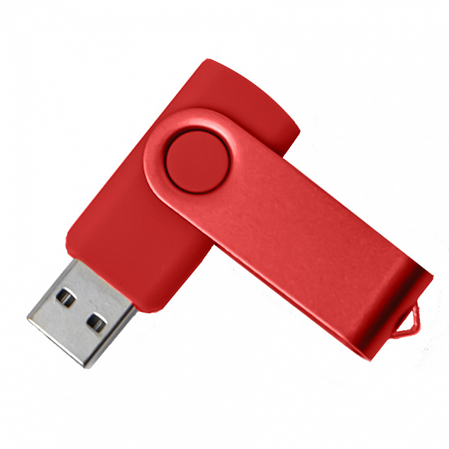 USB flash-карта DOT (16Гб), красный, 5,8х2х1,1см, пластик, металл с логотипом в Самаре заказать по выгодной цене в кибермаркете AvroraStore