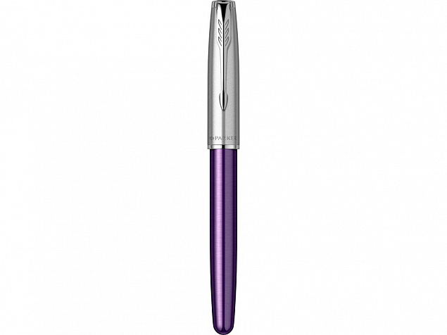 Ручка перьевая Parker «Sonnet Essentials Violet SB Steel CT» с логотипом в Самаре заказать по выгодной цене в кибермаркете AvroraStore