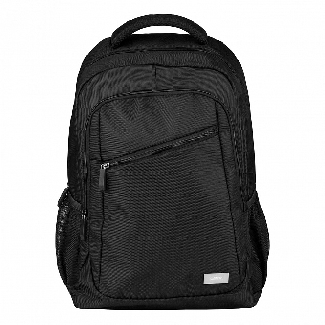 Спортивный рюкзак Delta, черный с логотипом в Самаре заказать по выгодной цене в кибермаркете AvroraStore
