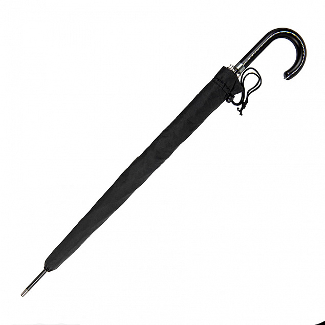 Зонт-трость OXFORD, ручка из искусственной кожи, полуавтомат с логотипом в Самаре заказать по выгодной цене в кибермаркете AvroraStore