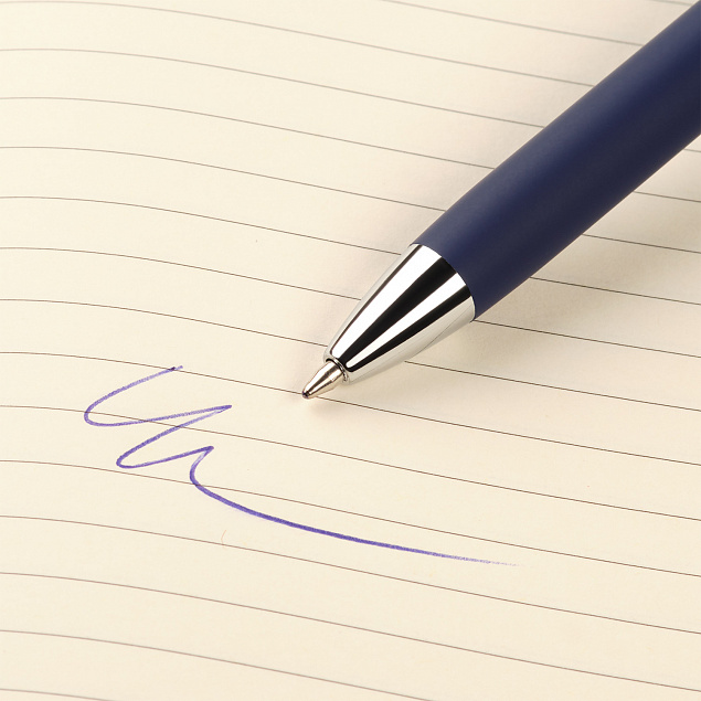 Шариковая ручка Consul, синяя с логотипом в Самаре заказать по выгодной цене в кибермаркете AvroraStore