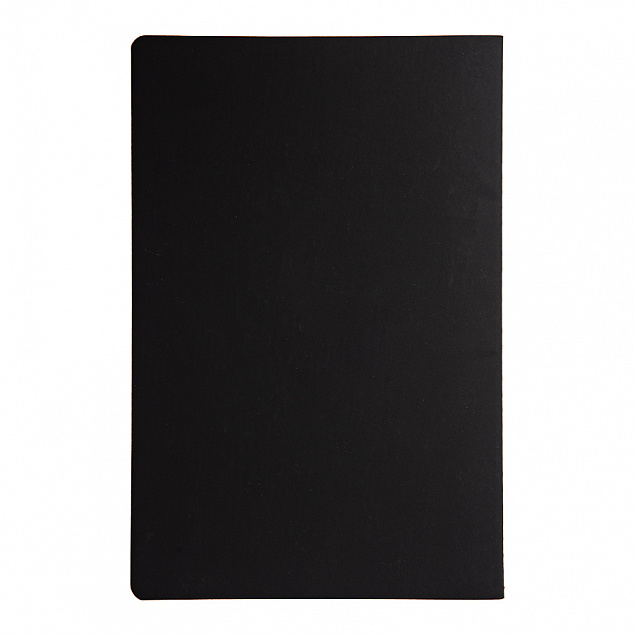 Тетрадь SLIMMY, 140 х 210 мм,  черный с красным, бежевый блок, в клетку с логотипом в Самаре заказать по выгодной цене в кибермаркете AvroraStore