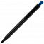 Ручка шариковая Chromatic, черная с синим с логотипом в Самаре заказать по выгодной цене в кибермаркете AvroraStore