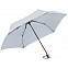 Зонт складной Safebrella, серый с логотипом в Самаре заказать по выгодной цене в кибермаркете AvroraStore