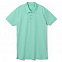 Рубашка поло мужская PHOENIX MEN, зеленая мята с логотипом в Самаре заказать по выгодной цене в кибермаркете AvroraStore