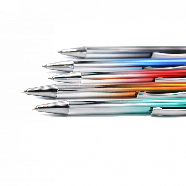 Ручка металлическая Синергия - Красный PP с логотипом в Самаре заказать по выгодной цене в кибермаркете AvroraStore